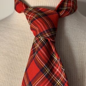 60’s VINTAGE BOTANY SCOTLAND ROYAL STEWART CLAN PLAID TARTAN WOOL NECKTIE